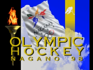 Olympic Hockey Nagano '98 (Europe) (En,Fr,De,Es) Title Screen